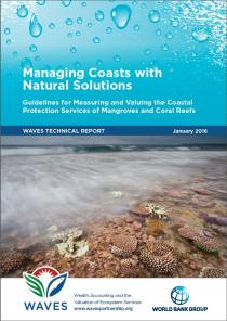 Managing coasts with natural solutions: guidelines for measuring and valuing the coastal protection services of mangroves and coral reefs
